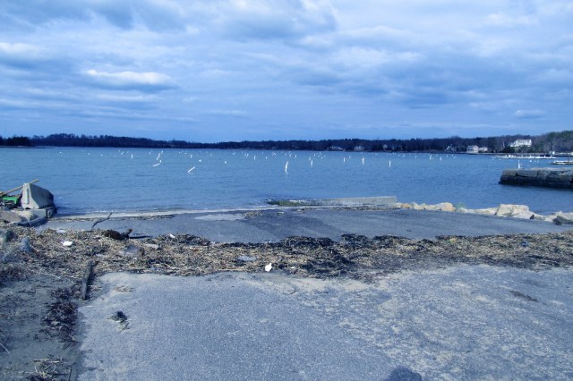 March StormIMG_0799 Hingham boat ramp and empty bouys
