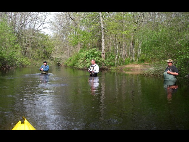 Fishermen in River